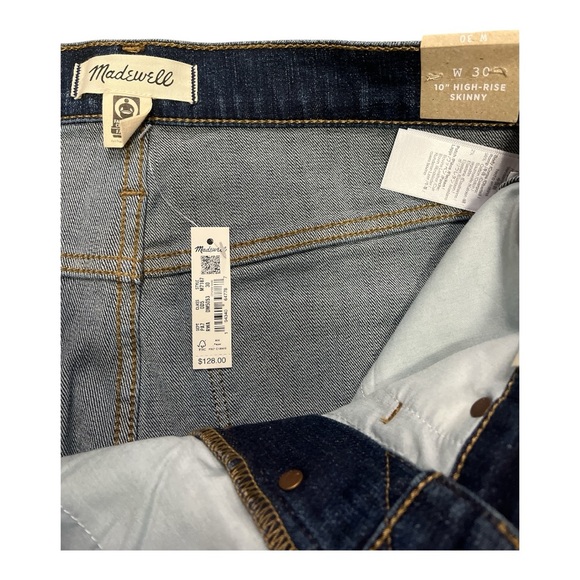 Womens Madewell 10” High Rise Skinny Jeans NWT Size 30 - Picture 4 of 8